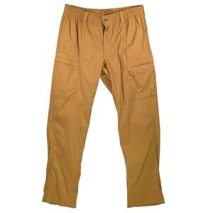 Duluth Trading  Cargo Pants Men 34x32 Beige Standard Fit Nylon Outdoor Hiking